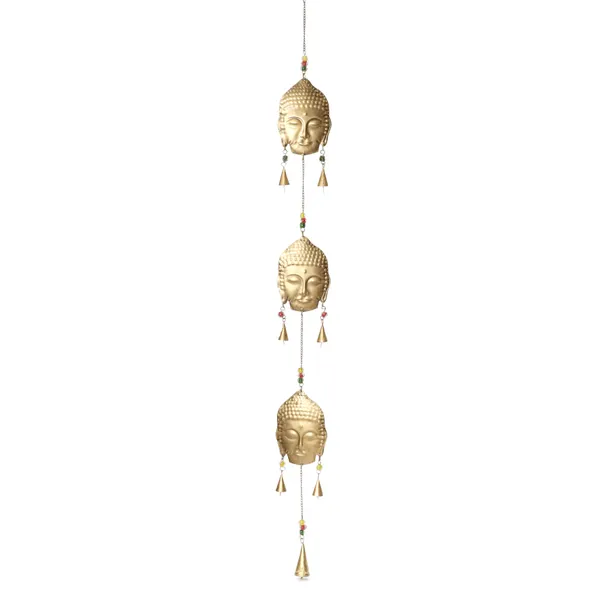 Metal_Wall_Hanging_Buddha_design_with__Hanging_Bells
