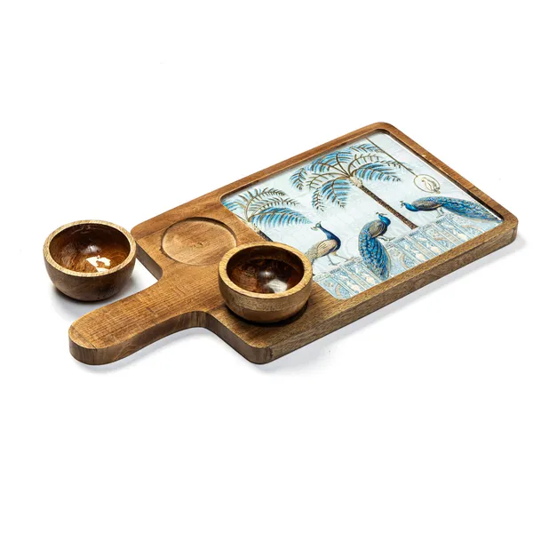Rectangle_Serving_Platter_with_2_Bowls_In_Mangowood_,_Snacks_Platter_For_Home_&_Dining_Table_,_Chip_N_Dip_Platter_With_Handle_,_Serving_Tray