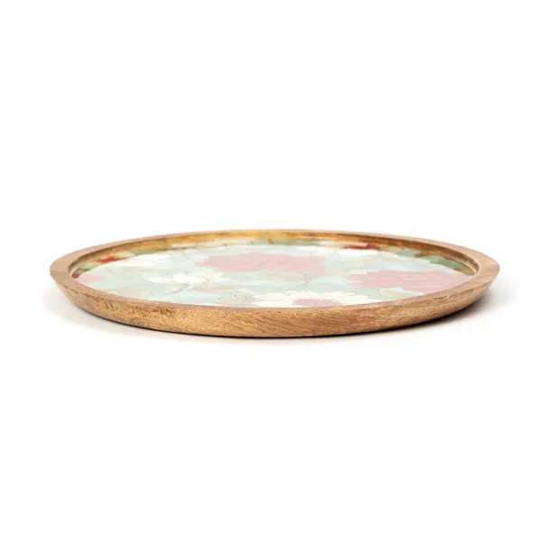 Red_&_Blue_Wooden_Enamel_Coated_Round_Serving_Platter_In_Mangowood_,_Snacks_Platter_For_Home_&_Dining_Table_,_Multipurpose_Tray_,_Serving_Tray_(_(25X25)Cm_)