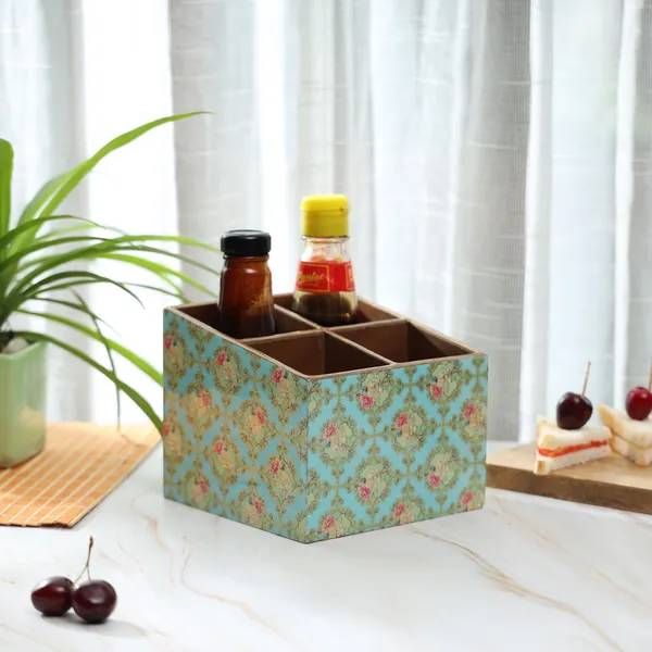 Blue_&_Pink_Wooden_Enamel_Coated_Multi_Utility_Wooden_Holders_With_4_Sections_,_Spoon_Stand_Chammach_Holder_,_Pen_Stand_(_(15X15X16)Cm_)
