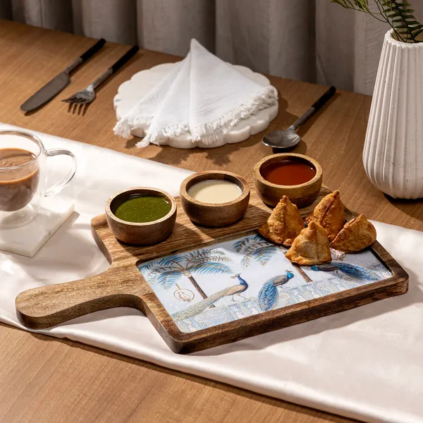 Rectangle_Serving_Platter_with_3_Bowls_In_Mangowood_,_Snacks_Platter_For_Home_&_Dining_Table_,_Chip_N_Dip_Platter_With_Handle_,_Serving_Tray