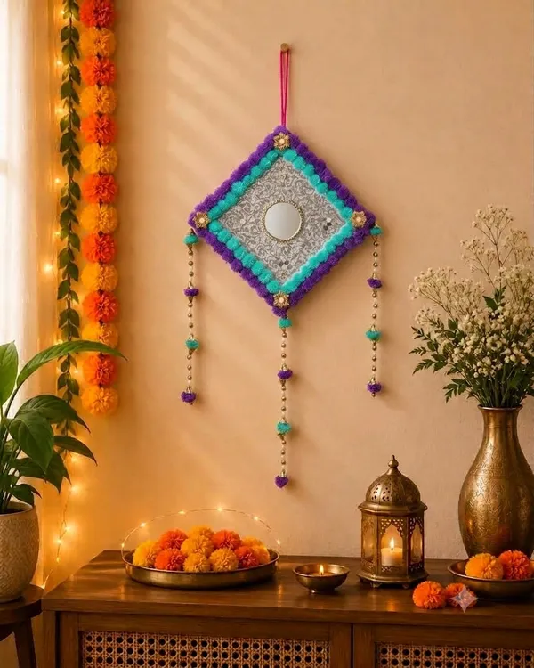 Handmade_Square_Wall_Hanging_|_Festive_Wall_Decorative_Pompom_Toran_Hanging_for_Home_D?coration_|_Diwali_Gifting_Festival_Pooja_Decoration