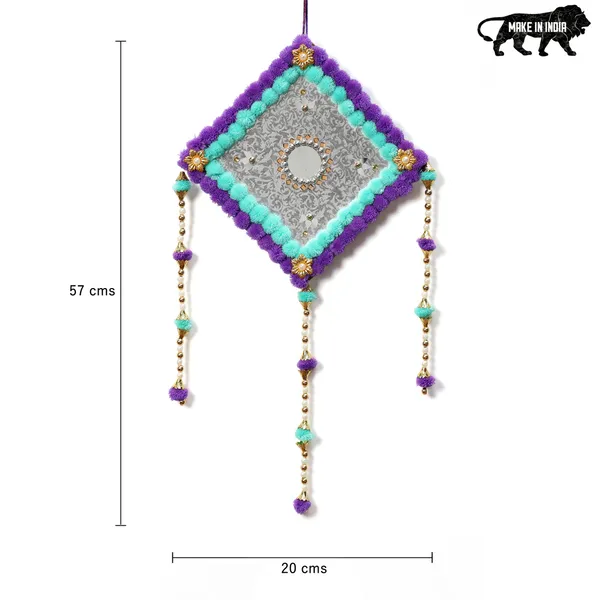 Handmade_Square_Wall_Hanging_|_Festive_Wall_Decorative_Pompom_Toran_Hanging_for_Home_D?coration_|_Diwali_Gifting_Festival_Pooja_Decoration
