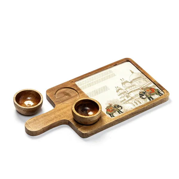 Rectangle_Serving_Platter_with_2_Bowls_In_Mangowood_,_Snacks_Platter_For_Home_&_Dining_Table_,_Chip_N_Dip_Platter_With_Handle_,_Serving_Tray