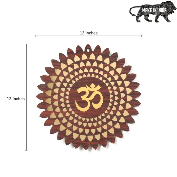 MDF_Wooden_OM_Wall_Hanging_?_12x12_Inches_|_Feng_Shui_Wall_Art_&_Positive_Vibes_Decor_for_Home,_Office,_Diwali_Decoration_&_Gifts