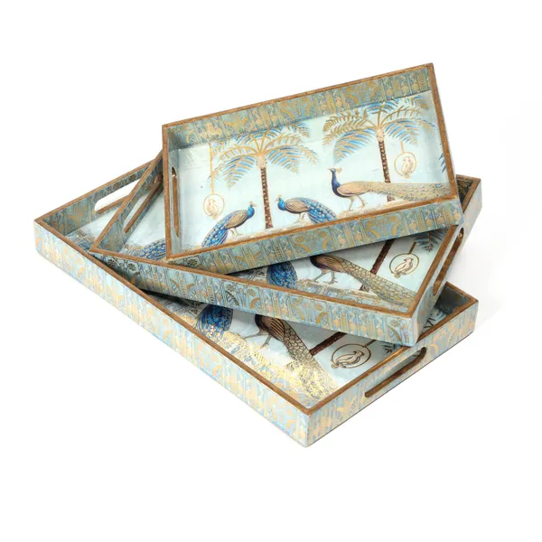 Wooden_Enamel_Coated_Rectangular_Set_of_3_Trays_|_Serving_Tray_for_Home_&_Dining_Table_|_Printed_Multipurpose_Trays__(10X6_,_11X7,_12x8_Inches))