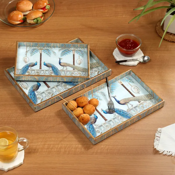 Wooden_Enamel_Coated_Rectangular_Set_of_3_Trays_|_Serving_Tray_for_Home_&_Dining_Table_|_Printed_Multipurpose_Trays__(10X6_,_11X7,_12x8_Inches))