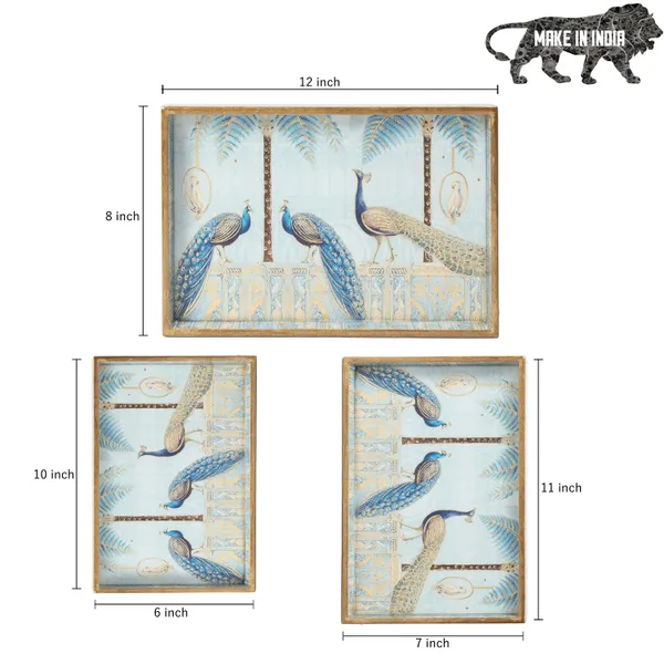 Wooden_Enamel_Coated_Rectangular_Set_of_3_Trays_|_Serving_Tray_for_Home_&_Dining_Table_|_Printed_Multipurpose_Trays__(10X6_,_11X7,_12x8_Inches))