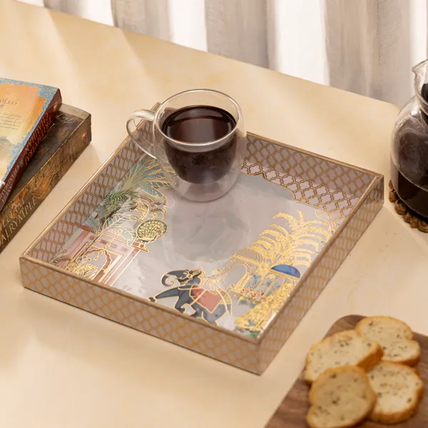 Wooden_Enamel_Coated_Square_Serving_Tray_with_Elephant_Design_For_Home_&_Dining_Table_,_Multipurpose_Tray_,_Serving_Tray