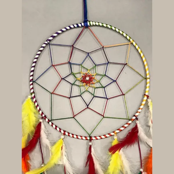 Pack_of_2_Dream_Catcher_Wall_Hanging_with_Multicolor_Feathers_for_Home_Décor,_Festive_Gifting_Hanging_Decoration_(19x6_inch)