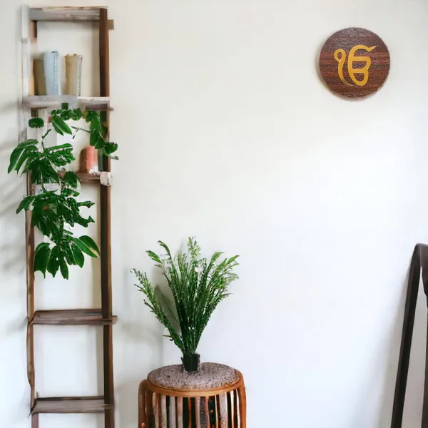 MDF_Wooden_Ik_Onkaar_Wall_Hanging_?_8x8_Inches_|_Spiritual_Sikh_Wall_Art_&_Positive_Vibes_Home_Decor_for_Living_Room,_Office_&_Gift_Purpose