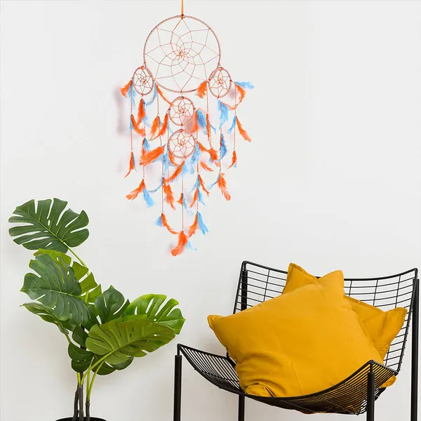 Dream_Catcher_with_Lights_Wall_Hanging_with_5_Ring_with_Orange_Sky_Blue_Feathers_and_Lights_for_Home_D?cor,_Diwali_Gifting_Hanging_Decoration