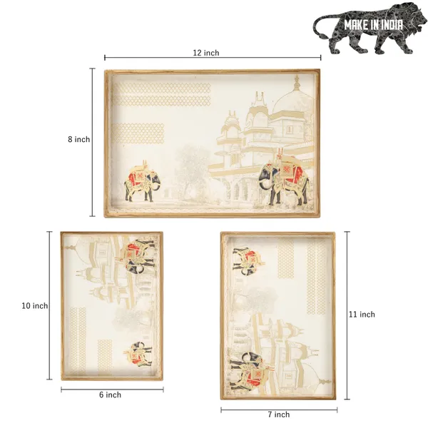 Wooden_Enamel_Coated_Rectangular_Set_of_3_Trays_|_Serving_Tray_for_Home_&_Dining_Table_|_Printed_Multipurpose_Trays__(10X6_,_11X7,_12x8_Inches))