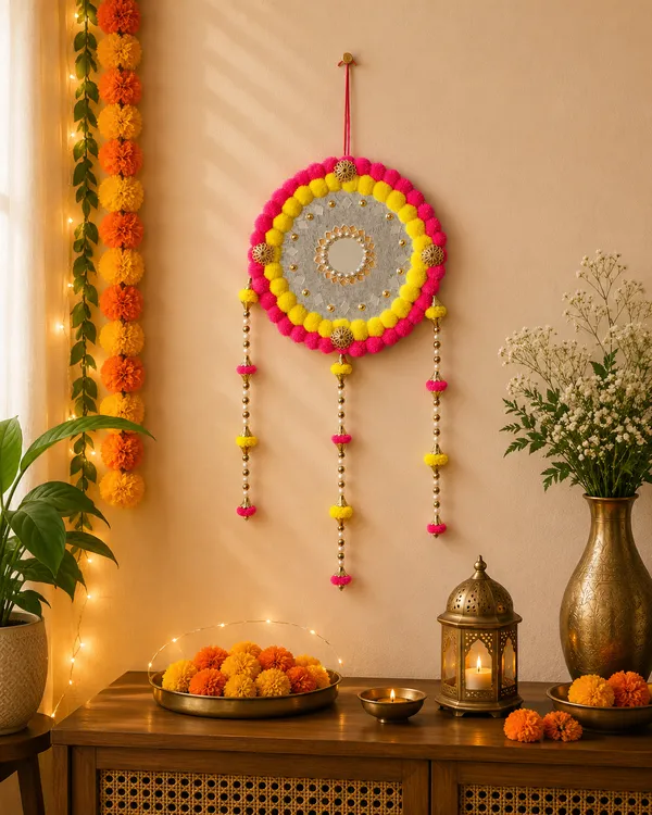 Handmade_Round_Wall_Hanging_|_Festive_Wall_Decorative_Pompom_Toran_Hanging_for_Home_D?coration_|_Diwali_Gifting_Festival_Pooja_Decoration