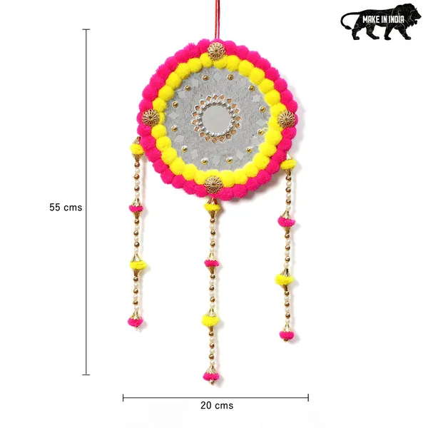Handmade_Round_Wall_Hanging_|_Festive_Wall_Decorative_Pompom_Toran_Hanging_for_Home_D?coration_|_Diwali_Gifting_Festival_Pooja_Decoration
