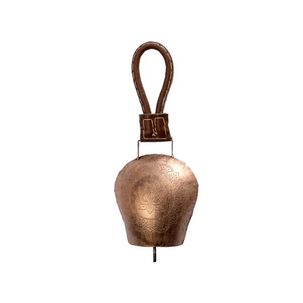 Metal_Wall_Hanging_Swiss_CowBell_with_Mandala_Lotus_Embossing