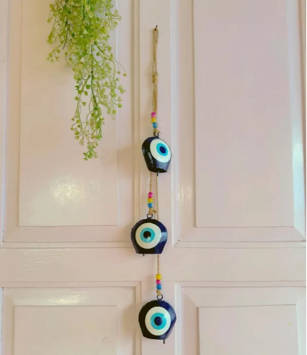 Pack_of_2_Metal_Wall_Hanging_Windchime_with_Evil_Eye_design_Hanging_CowBells