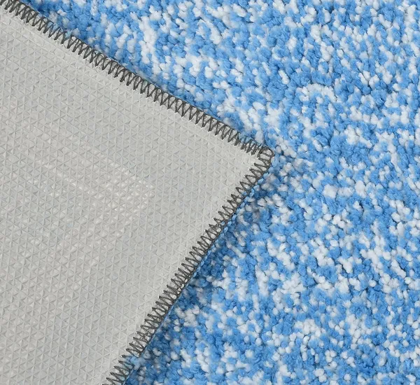 MAA_HOME_CONCEPT_Microfiber_Bathroom_Door_Mat,_Border_White,_Non-Slip_Backing,_Super_Absorbent_(Light_Blue,_40x60_cm)