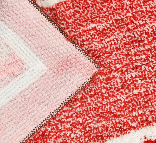 MAA_HOME_CONCEPT_Microfiber_Bathroom_Door_Mat,_Border_White,_Non-Slip_Backing,_Super_Absorbent_(RED,_40x60_cm)