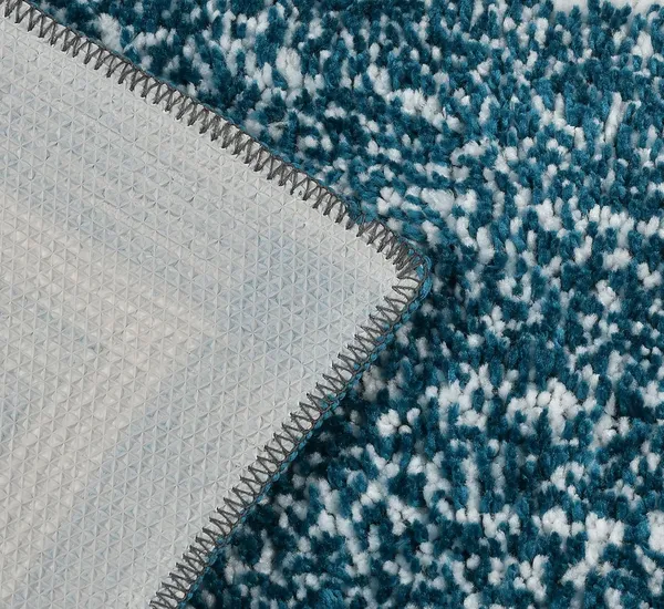MAA_HOME_CONCEPT_Microfiber_Bathroom_Door_Mat,_Border_White,_Non-Slip_Backing,_Super_Absorbent_(Teal_Green,_40x60_cm)