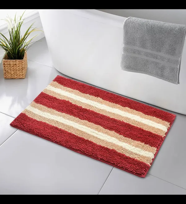 MAA_HOME_CONCEPT_Microfiber_Bath_Mat_Super_Water_Absorbent_Anti_Skid_Mat_40X60CM_Bath_mat_(Red)