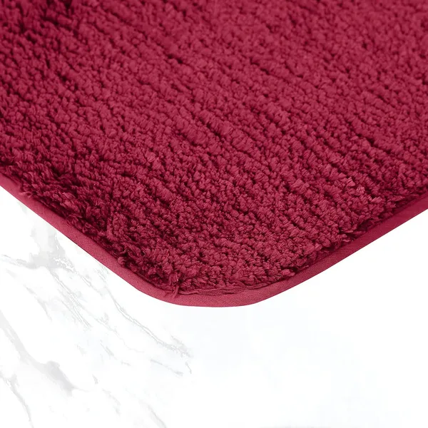 MAA_HOME_CONCEPT_(40x60_cm_Solid_1500_GSM_A20_Microfiber_Contour_Mat_Super_Absorbent/Anti-Skid_Contour_Mats_for_Bathroom/Bedroom/Door_Mat/Kitchen/Floor_Ma_40X60_CM,_40X50_CM_(Red)