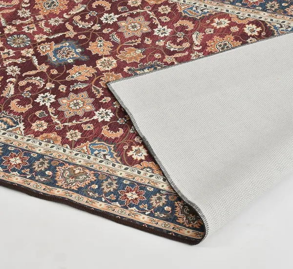 MAA_HOME_CONCEPT_Designer_Superfine_Velvet_Carpet_|_1800GSM_Velvet_Carpet/Area_Rug_for_Living_Room,_Bedroom,_Carpet_91X152_cm_or_3x5_Feet_(Maron,_3X5_Feet)