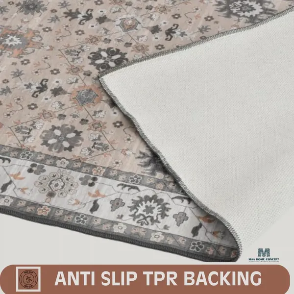MAA_HOME_CONCEPT_Designer_Superfine_Velvet_Carpet_|_1800GSM_Velvet_Carpet/Area_Rug_for_Living_Room,_Bedroom,_Carpet_91X152_cm_or_3x5_Feet_(Beige,_3X5_Feet)