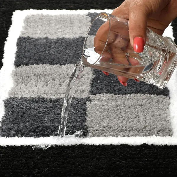 MAA_HOME_CONCEPT_Microfiber_Bathmat,_Anti-Skid_Floor_Mat,_40_x_60_cm,_Tufted_Design_(Black)