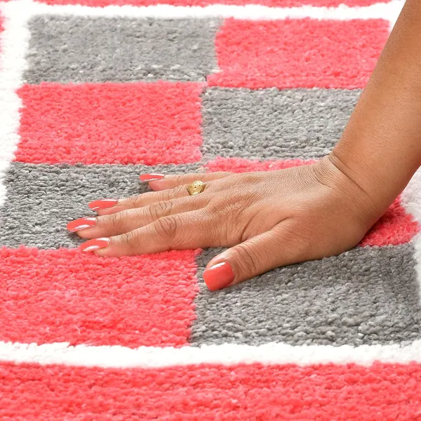 MAA_HOME_CONCEPT_Microfiber_Bathmat,_Anti-Skid_Floor_Mat,_40_x_60_cm,_Tufted_Design_(Pink)
