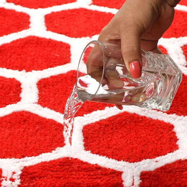 MAA_HOME_CONCEPT_Microfiber_Bathmat/Floormat/Doormat_(RED)