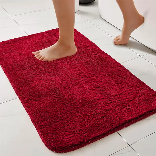 MAA_HOME_CONCEPT_Microfibre_Solid_Bath_Mat_1400_GSM_Water_Absorbent_Anti_Skid_Mats_for_Bathroom_Mat/Bedroom/Kitchen/Door_Mat/Floor_Mat_(RED,_40X60_CM)