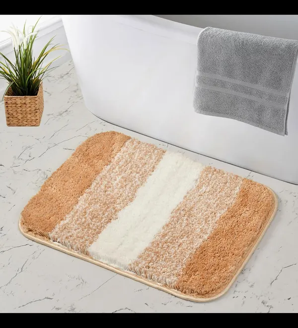 MAA_HOME_CONCEPT_Microfiber_Bath_Mat_Super_Absorbent/Anti-Skid_Mats_for_Bathroom/Bedroom/Door_Mat/Kitchen/Floor_Mat_(35X50_CM,_Beige)