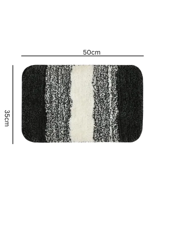 MAA_HOME_CONCEPT_Microfiber_Bath_Mat_Super_Absorbent/Anti-Skid_Mats_for_Bathroom/Bedroom/Door_Mat/Kitchen/Floor_Mat_(35X50_CM,_Black)