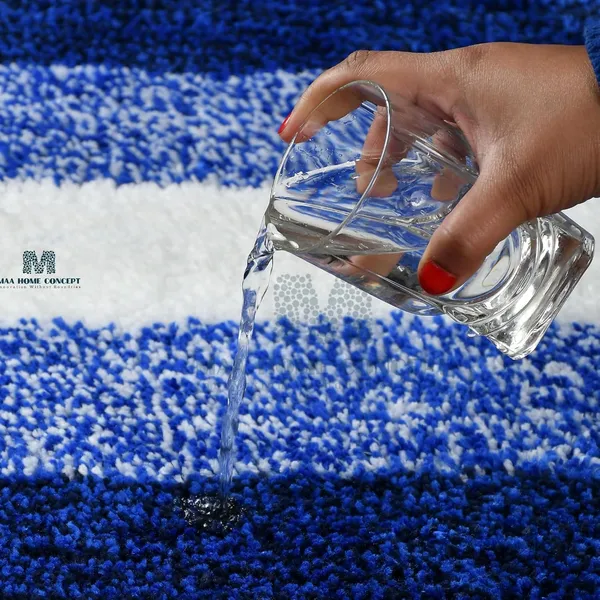 MAA_HOME_CONCEPT_Stripe_1500_GSM_A20_Microfiber_Bath_Mat_Super_Absorbent/Anti-Skid_Mats_for_Bathroom/Bedroom/Floormat/Doormat_(Blue)