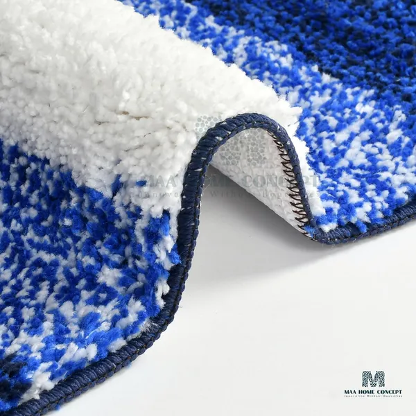 MAA_HOME_CONCEPT_Stripe_1500_GSM_A20_Microfiber_Bath_Mat_Super_Absorbent/Anti-Skid_Mats_for_Bathroom/Bedroom/Floormat/Doormat_(Blue)