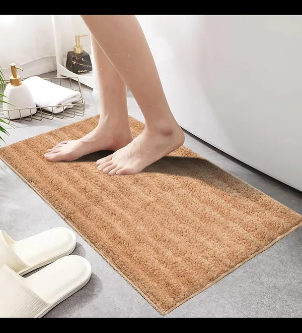 MAA_HOME_CONCEPT_Microfiber_Doormat,_Bathmat_for_Bathroom,_FloorMat_for_Kitchen,_Anti-Slip_Mat,_Microfiber_Rectangular_Mat_(Beige,_40X60_CM)