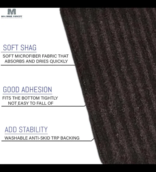 MAA_HOME_CONCEPT_Microfiber_Bath_Mat_Super_Absorbent/Anti-Skid_Mats_for_Bathroom/Bedroom/Door_Mat/Kitchen/Floor_Mat_(Brown)