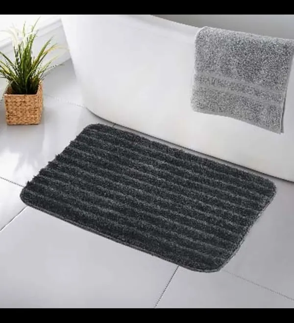 MAA_HOME_CONCEPT_Microfiber_Bath_Mat_Super_Absorbent/Anti-Skid_Mats_for_Bathroom/Bedroom/Door_Mat/Kitchen/Floor_Mat_(Grey)