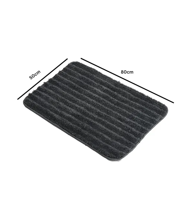 MAA_HOME_CONCEPT_Microfiber_Bath_Mat_Super_Absorbent/Anti-Skid_Mats_for_Bathroom/Bedroom/Door_Mat/Kitchen/Floor_Mat_(Grey)