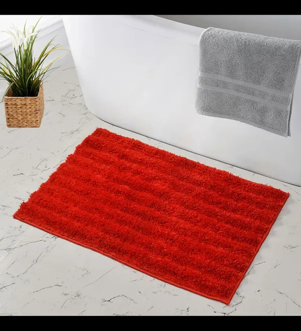 MAA_HOME_CONCEPT_Microfiber_Doormat,_BathMat_for_Bathroom,_FloorMat_for_Kitchen,_Anti-Slip_Mat,_Microfiber_Rectangular_Mat_(RED,_50X80_CM)