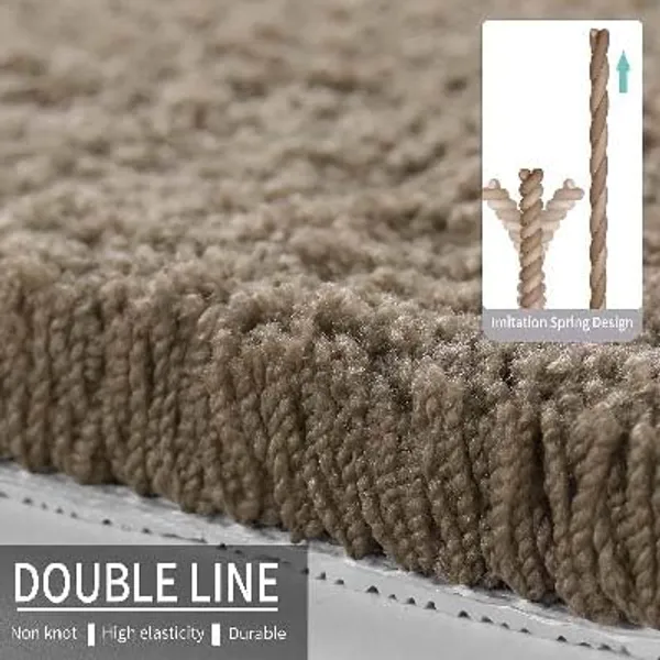 MAA_HOME_CONCEPT_Microfiber_Rugs_Bath_Mat_Super_Absorbent/Anti-Skid_Mats/Bedroom/Door_Mat/Kitchen/Mat_(Brown,_40X60_CM)