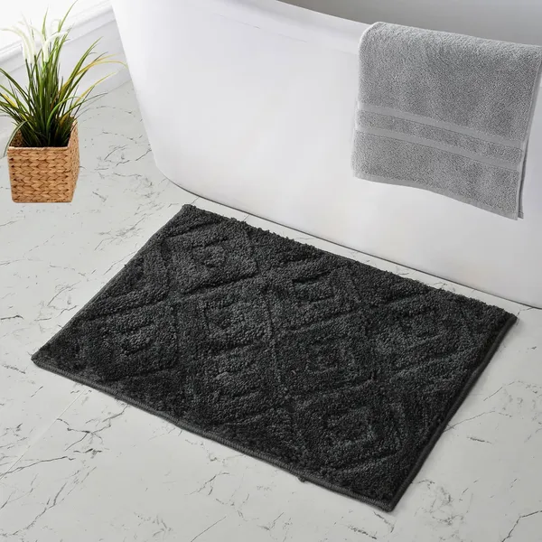 MAA_HOME_CONCEPT_Microfiber_Rugs_Bath_Mat_Super_Absorbent/Anti-Skid_Mats/Bedroom/Door_Mat/Kitchen/Mat_(Grey,_50X80_CM)