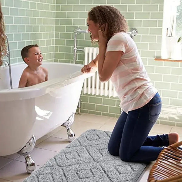 MAA_HOME_CONCEPT_Microfiber_Rugs_Bath_Mat_Super_Absorbent/Anti-Skid_Mats/Bedroom/Door_Mat/Kitchen/Mat_(LT._Grey,_40X60_CM)