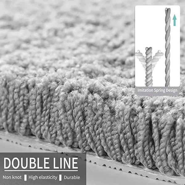 MAA_HOME_CONCEPT_Microfiber_Rugs_Bath_Mat_Super_Absorbent/Anti-Skid_Mats/Bedroom/Door_Mat/Kitchen/Mat_(Silver,_50X80_CM)