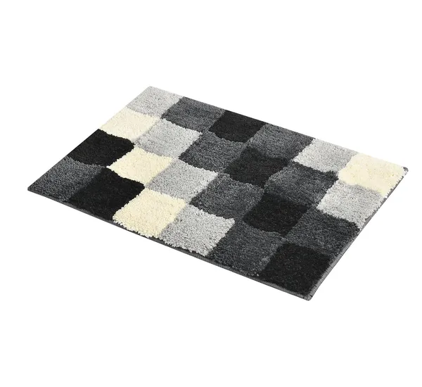 MAA_HOME_CONCEPT_Microfiber_Floor_Mat,_Floor_Mat_for_Bathroom,_Floor_Mat_for_Kitchen,_Anti-Slip_Mat,_Microfiber_Rectangular_Mat_(Check_Black)