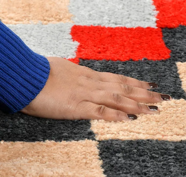 MAA_HOME_CONCEPT_Microfiber_Floor_Mat,_Floor_Mat_for_Bathroom,_Floor_Mat_for_Kitchen,_Anti-Slip_Mat,_Microfiber_Rectangular_Mat_(Check_Beige)