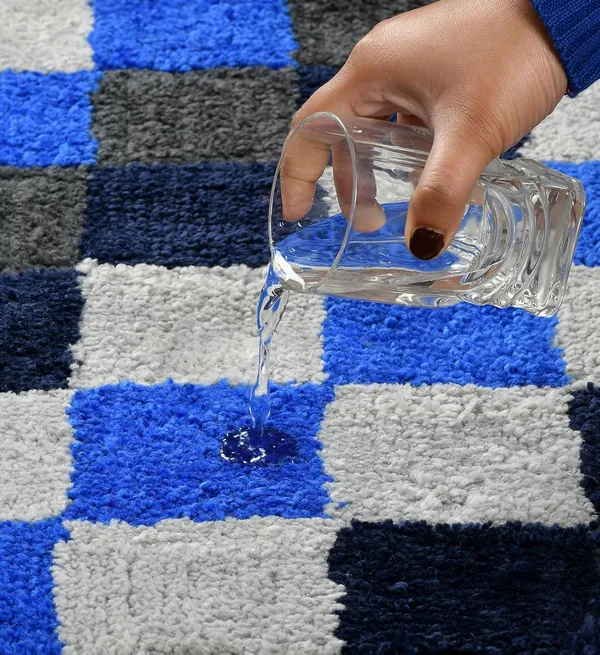 MAA_HOME_CONCEPT_Microfiber_Floor_Mat,_Floor_Mat_for_Bathroom,_Floor_Mat_for_Kitchen,_Anti-Slip_Mat,_Microfiber_Rectangular_Mat_(Check_Blue)