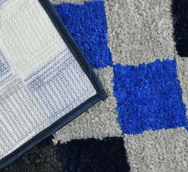 MAA_HOME_CONCEPT_Microfiber_Floor_Mat,_Floor_Mat_for_Bathroom,_Floor_Mat_for_Kitchen,_Anti-Slip_Mat,_Microfiber_Rectangular_Mat_(Check_Blue)