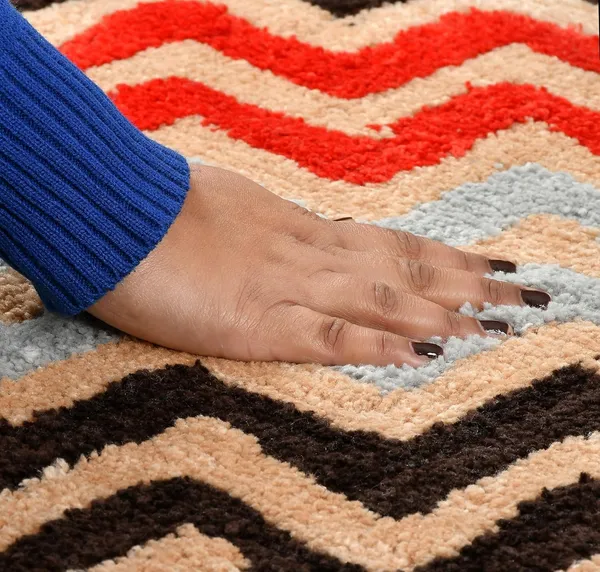 MAA_HOME_CONCEPT_Microfiber_Floor_Mat,_Floor_Mat_for_Bathroom,_Floor_Mat_for_Kitchen,_Anti-Slip_Mat,_Microfiber_Rectangular_Mat_(Zig_ZAG_Beige)